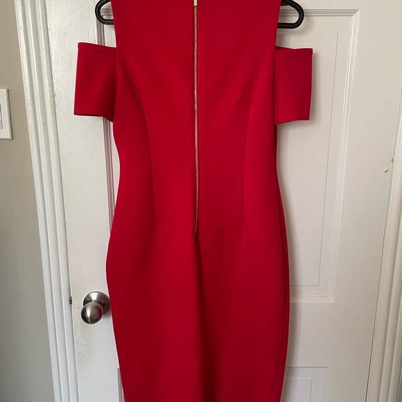 Red cocktail dress - Picture 3 of 3